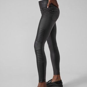 Athleta Delancey Gleam Moto Tight MED - NWT-ish